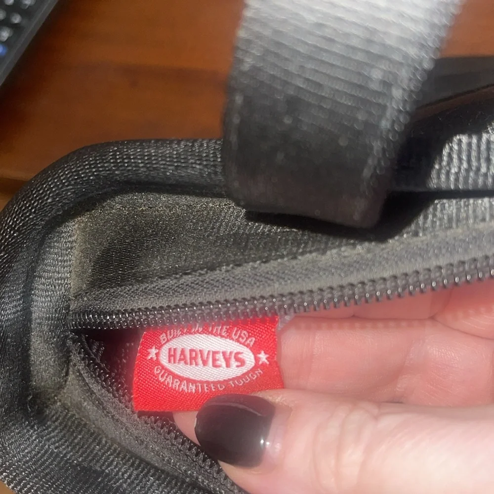 Harveys Black Woven Seatbelt Tote